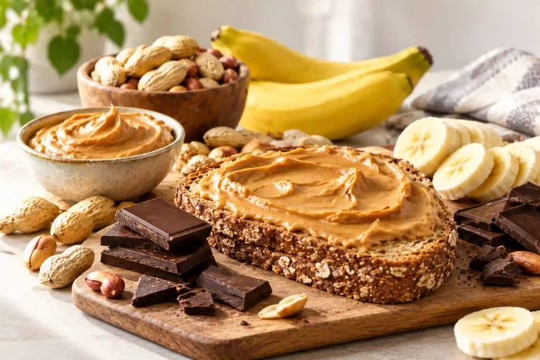 کره بادام زمینی و شکلات