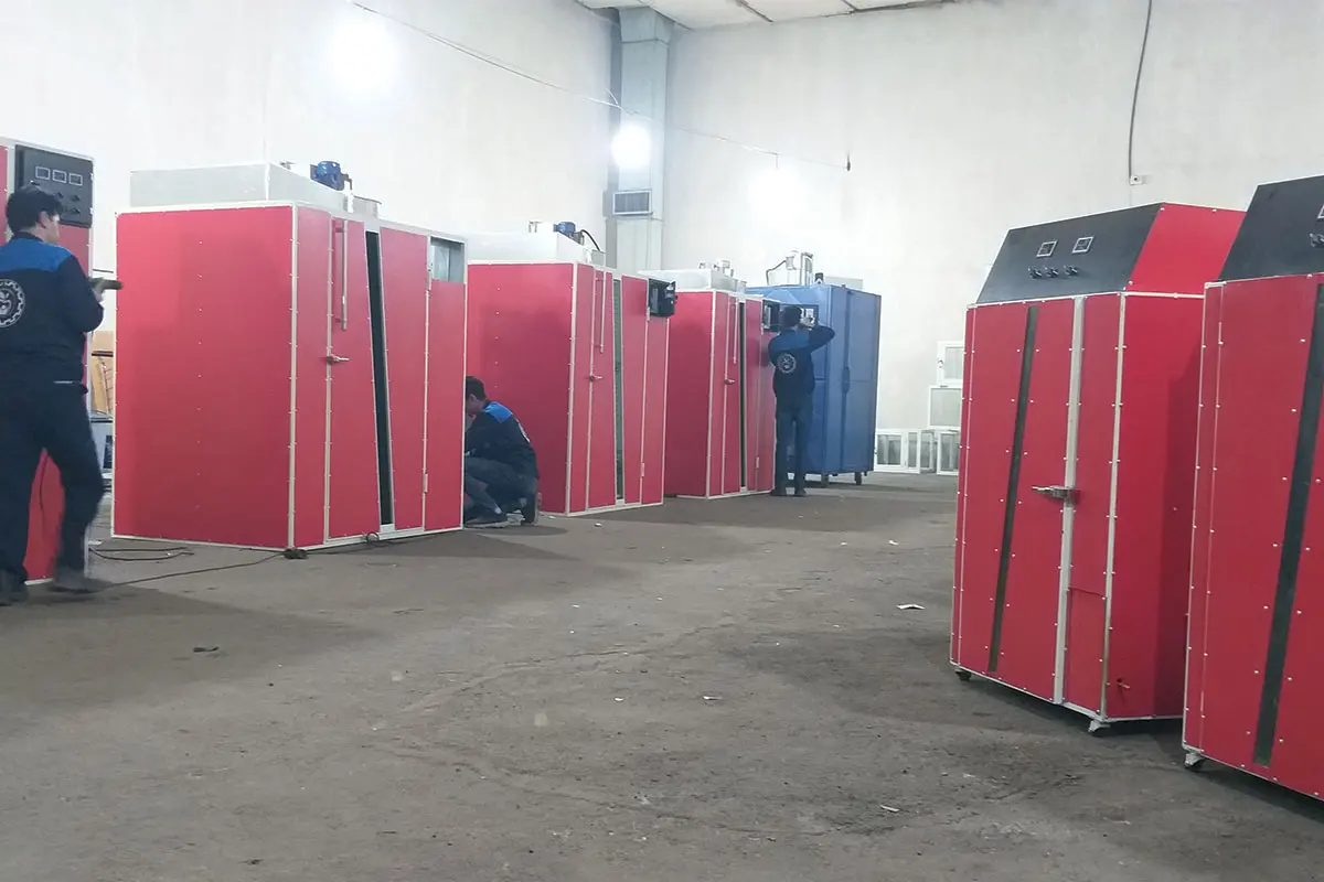 خط تولید دستگاه های خشک کن