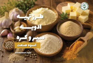 طرز تهیه ادویه سیر و کره