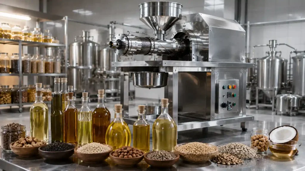 دستگاه روغن گیری صنعتی بزرگ